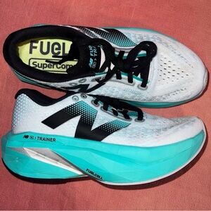 New Balance Women's FuelCell Trainer - White and Teal